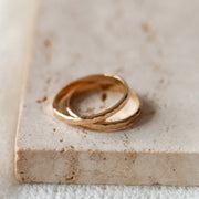 Classic Hammered Ring
