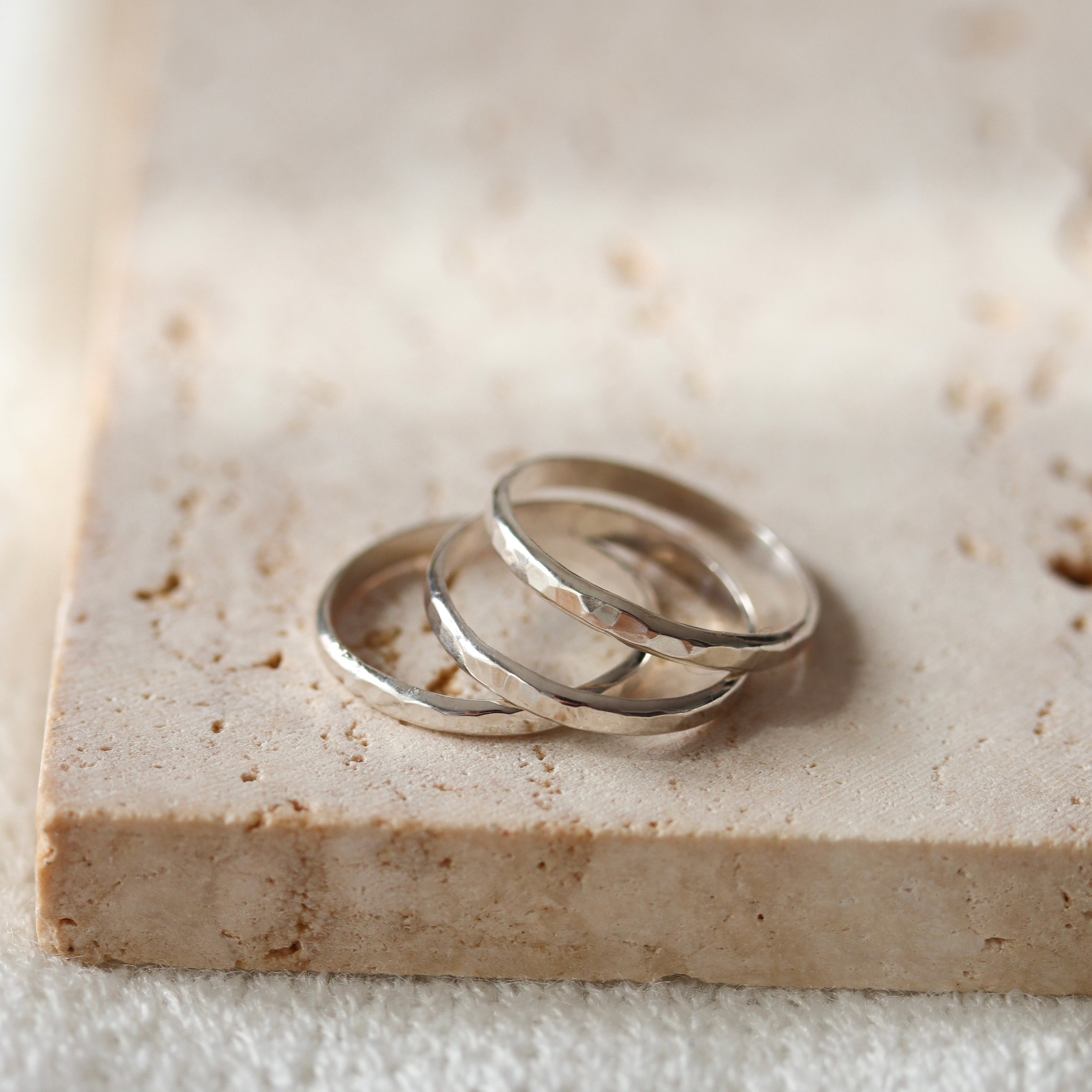 Classic Hammered Ring