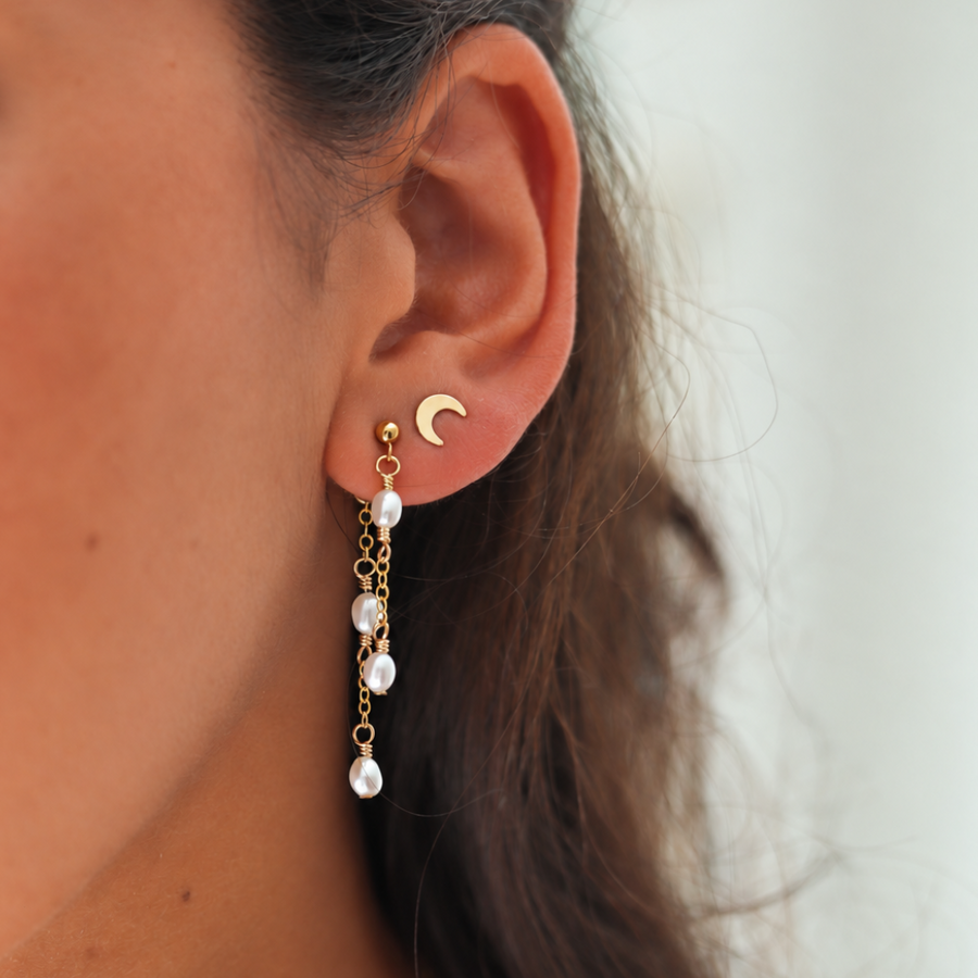 Pearl Droplet Earrings