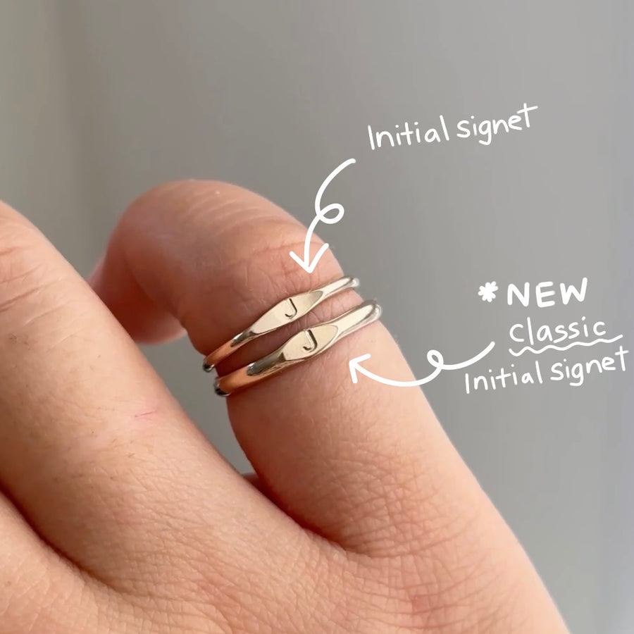Initial Signet Ring (Classic)