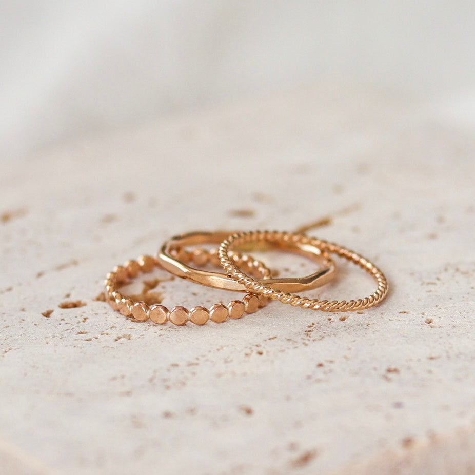 Everyday Trio Ring Set (set of 3)