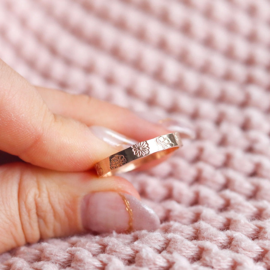 Tiny Birth Flower Band