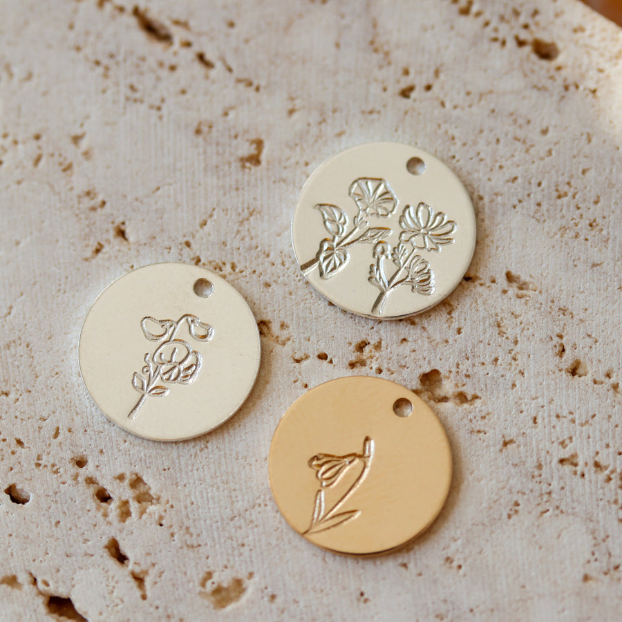 Personalized Family Bouquet Necklace