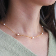 Classic Pearl Chain Necklace