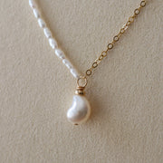 Baroque Pearl Chain Necklace