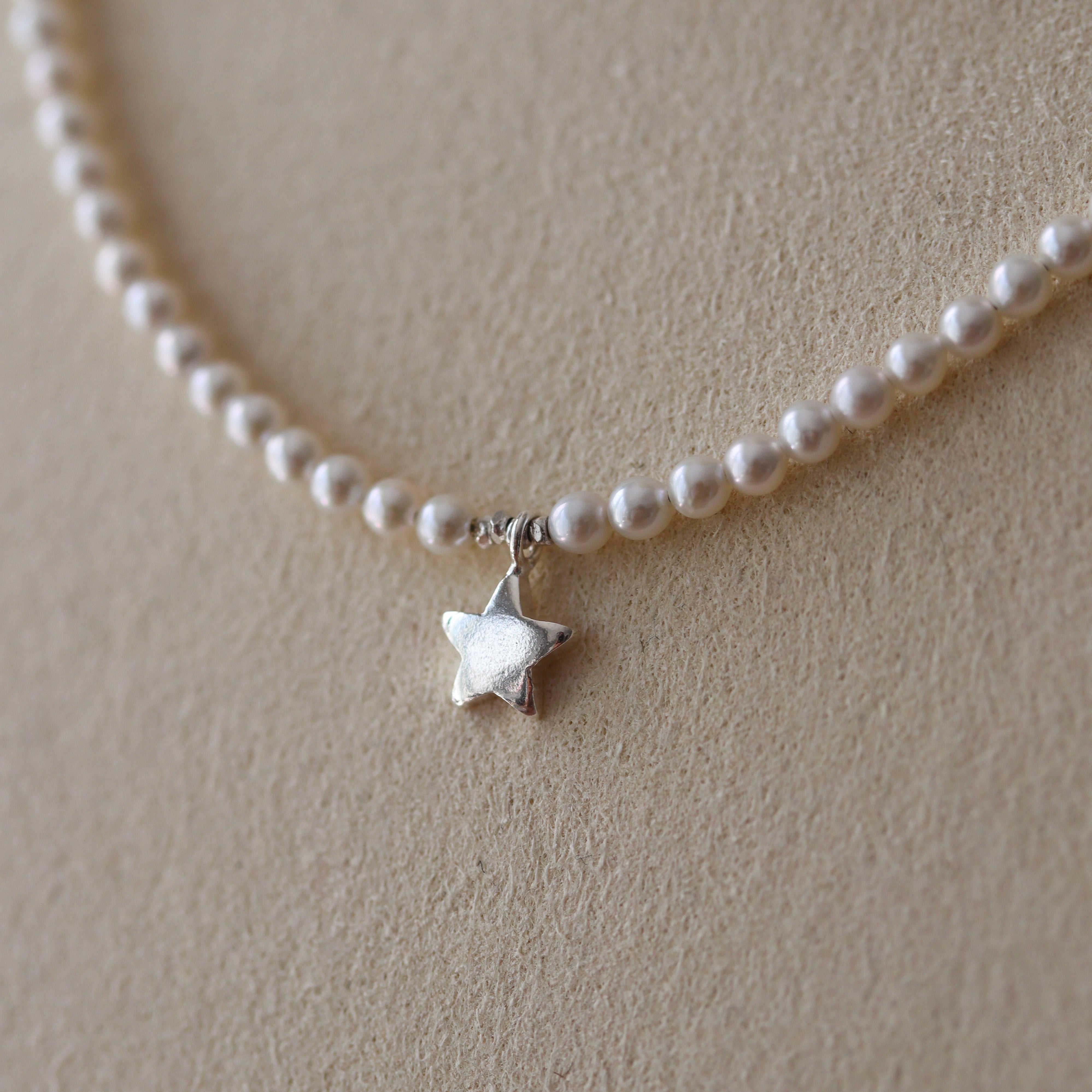 Starlit Pearl Necklace