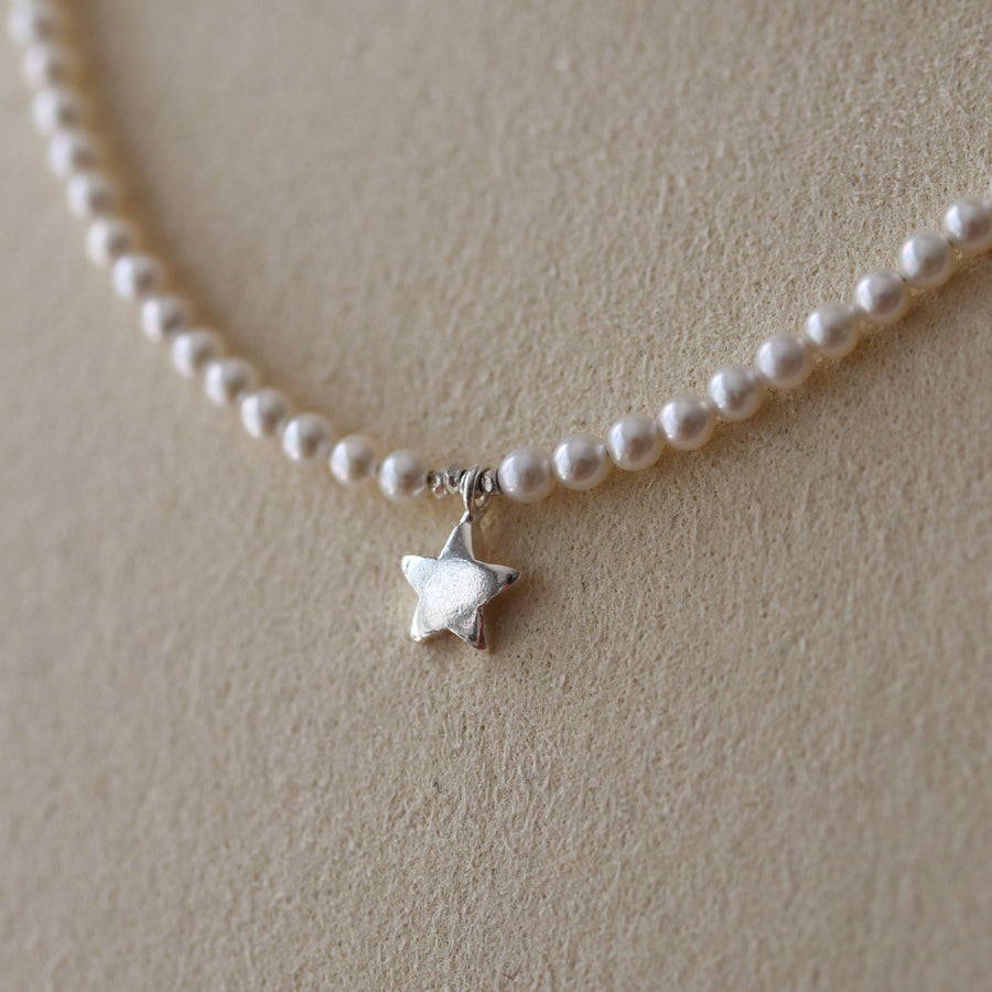 Starlit Pearl Necklace