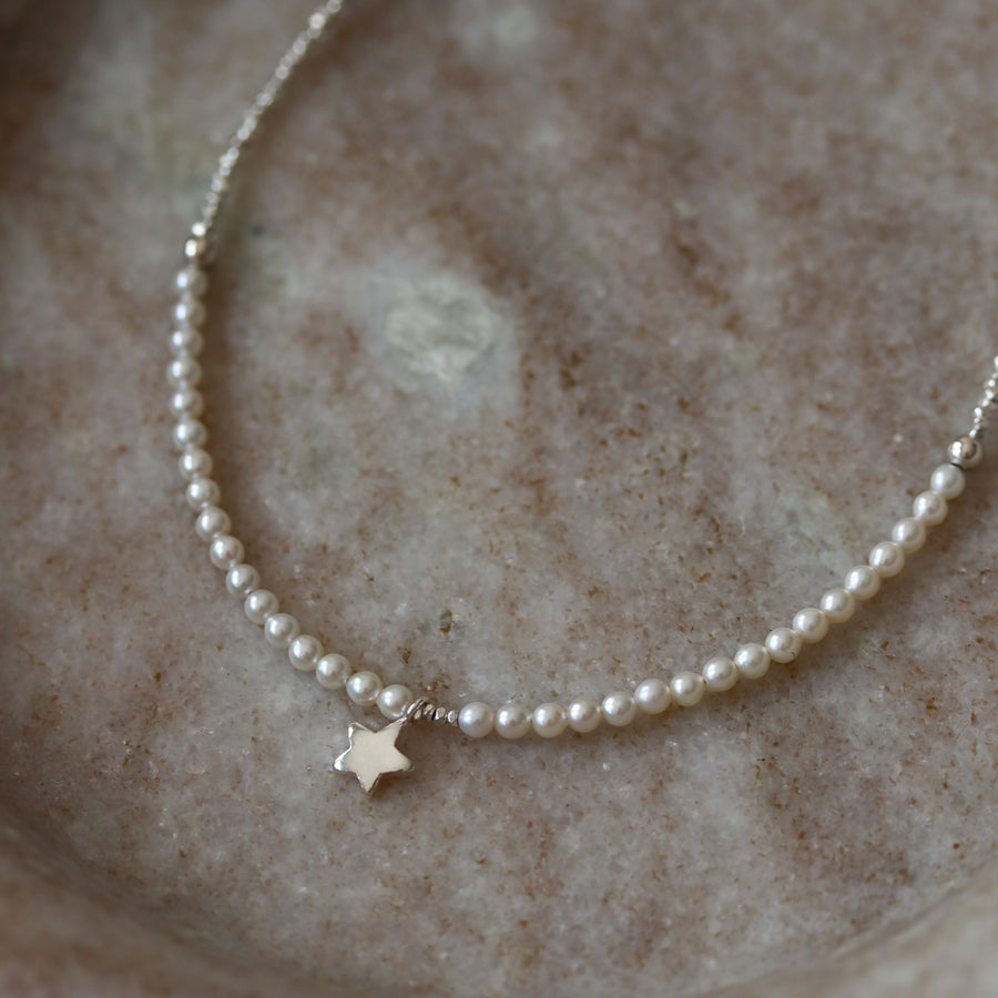 Starlit Pearl Necklace