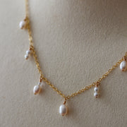 Pearl Token Necklace