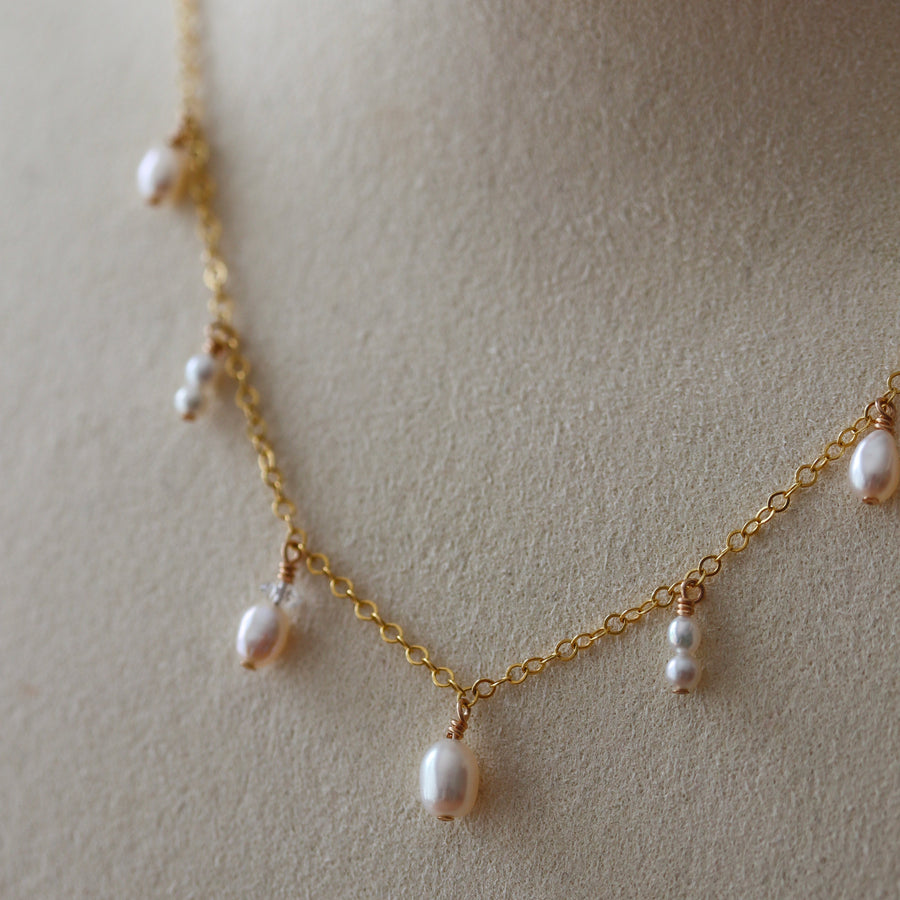 Pearl Token Necklace