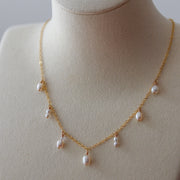 Pearl Token Necklace