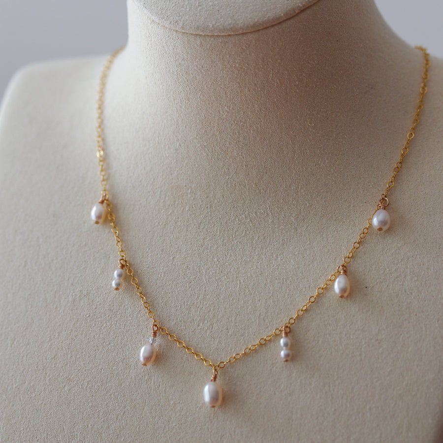 Pearl Token Necklace