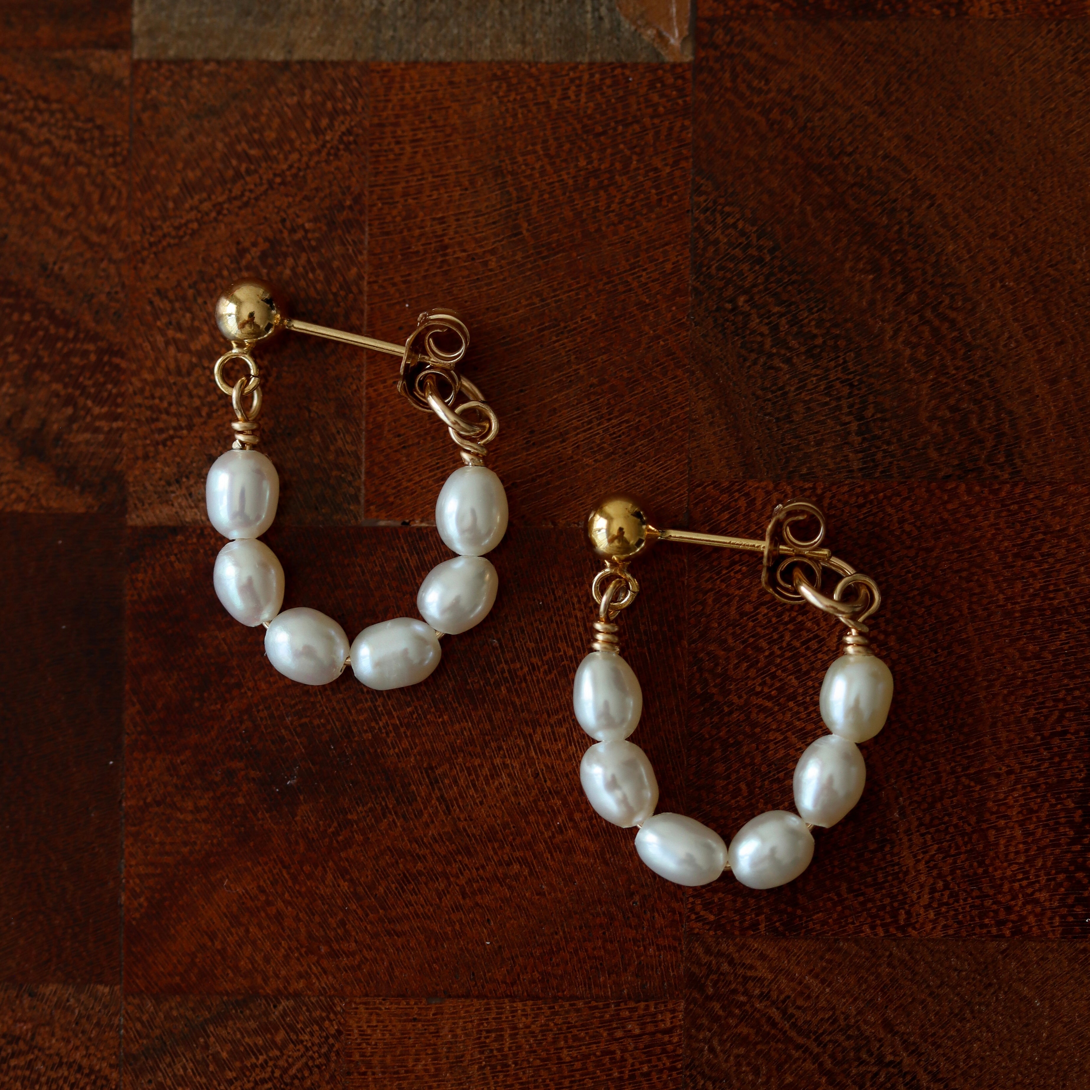Mia Pearl Hoops