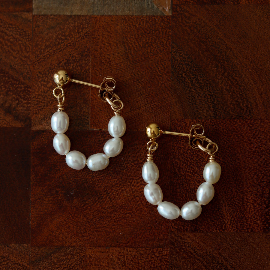 Mia Pearl Hoops