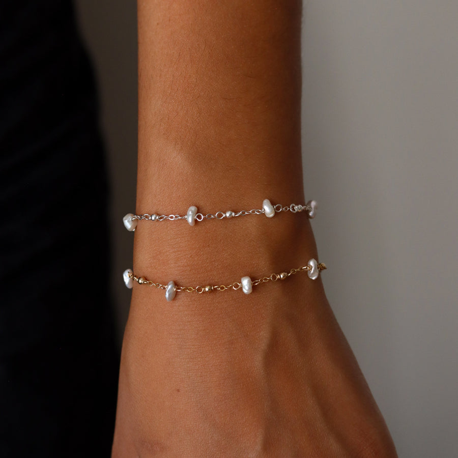 Pebble Pearl Bracelet