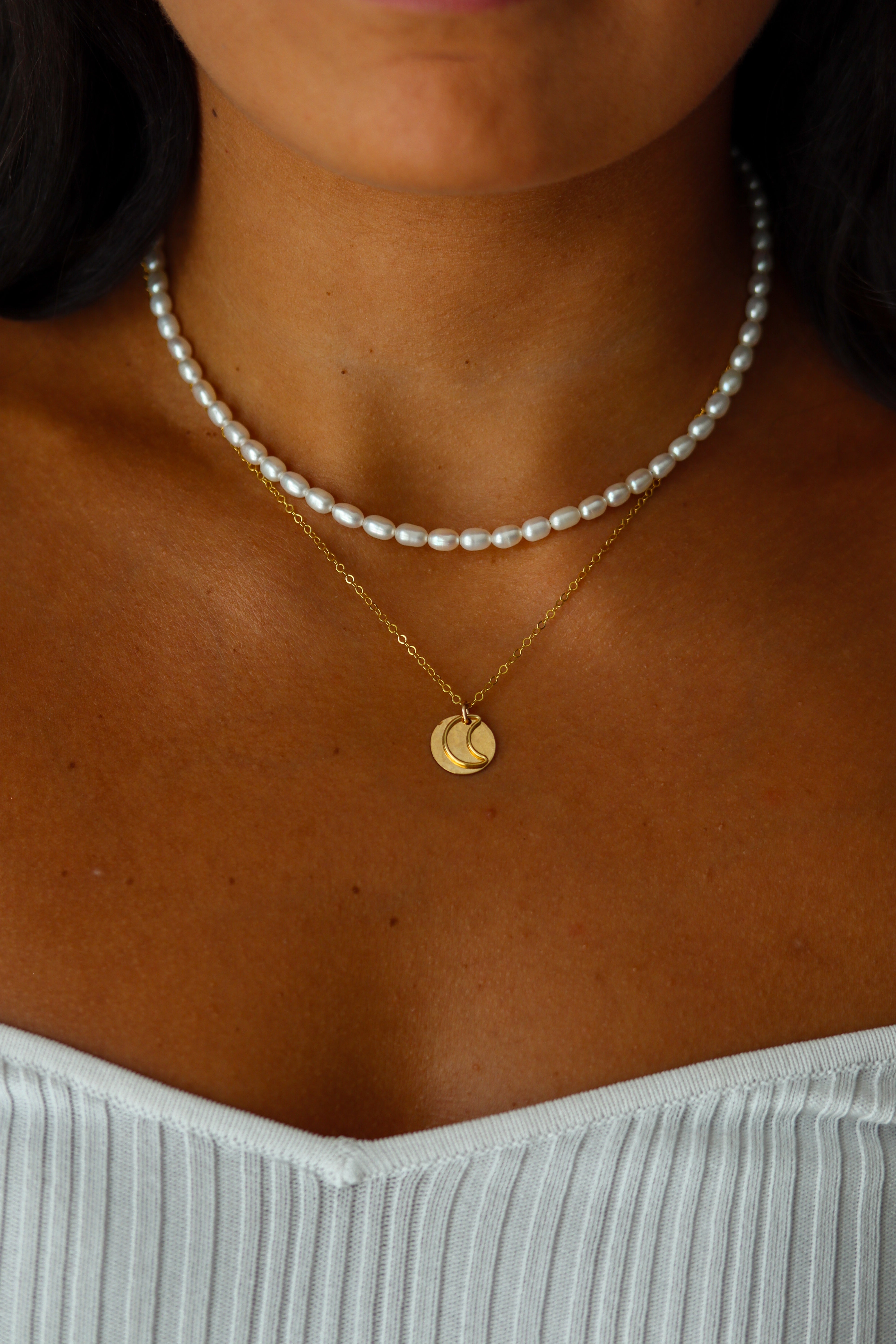 Classic Beaded Pearl Necklace
