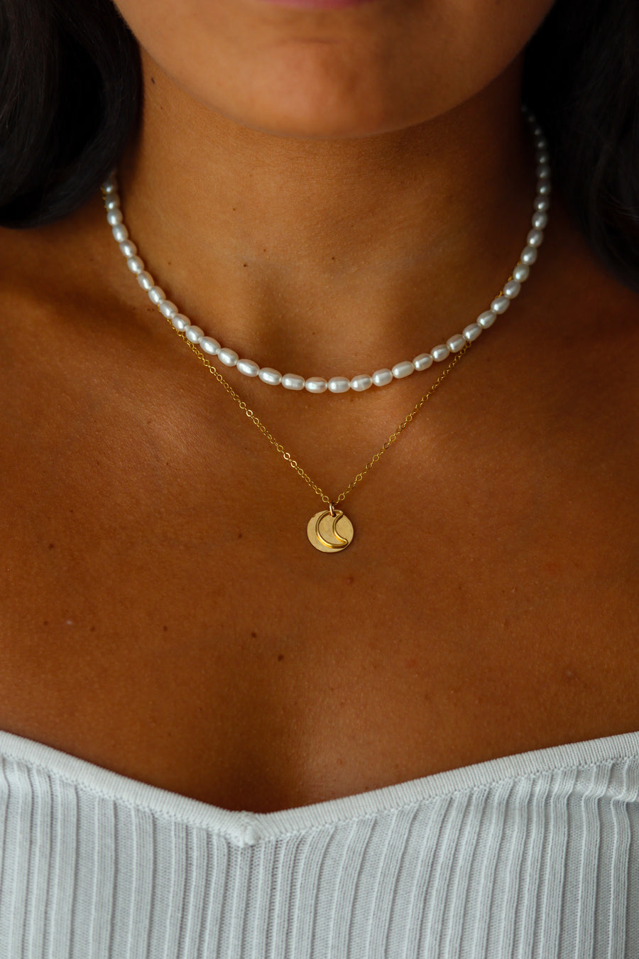 Classic Beaded Pearl Necklace