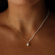 Baroque Pearl Chain Necklace