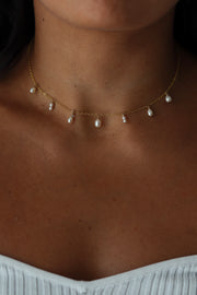 Pearl Token Necklace