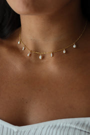Pearl Token Necklace