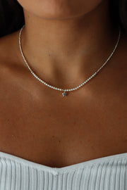 Starlit Pearl Necklace