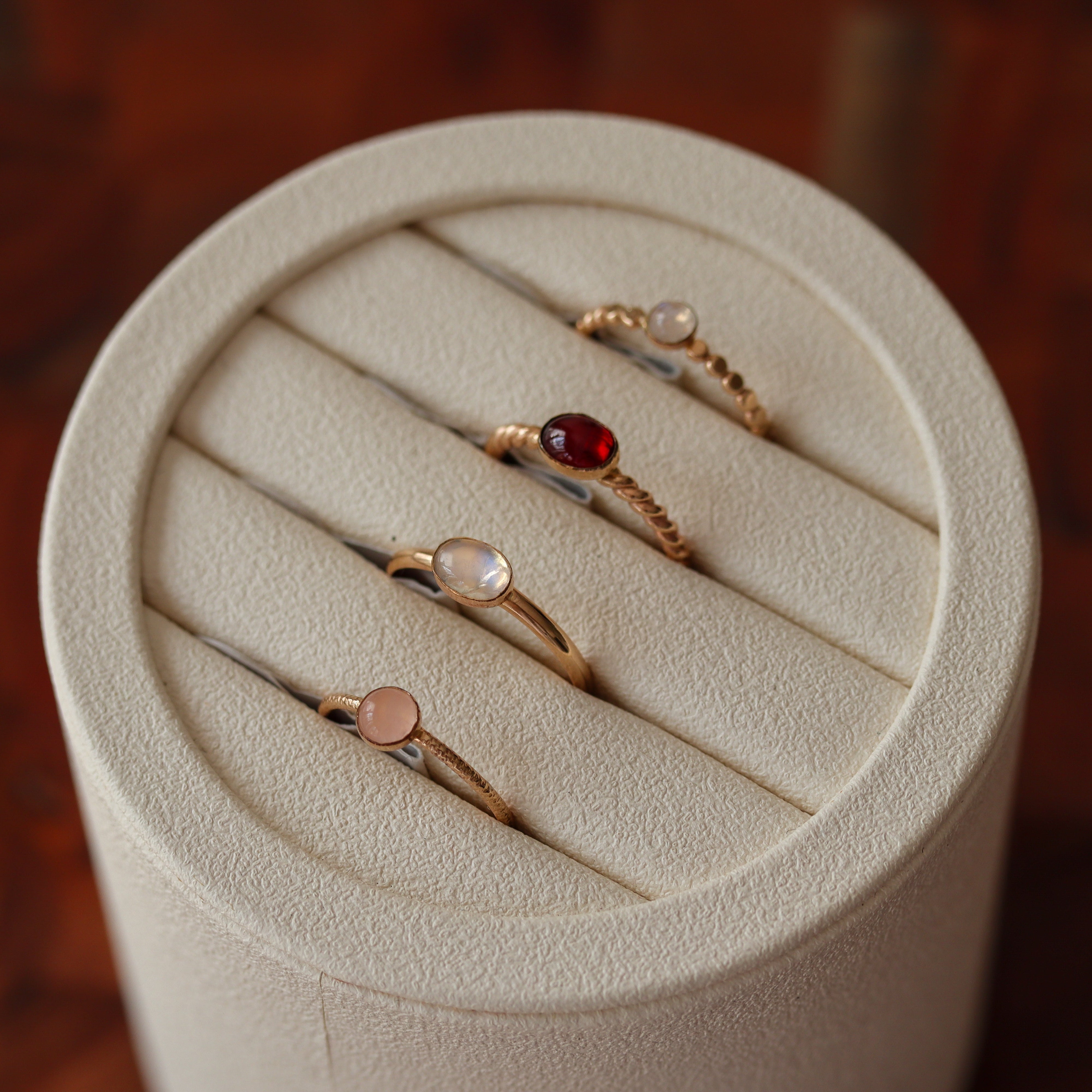 Gemstone Rings (14k Gold Filled)