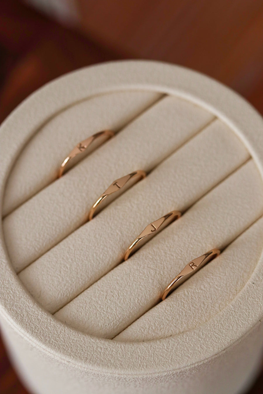 Initial Signet Ring (Dainty)