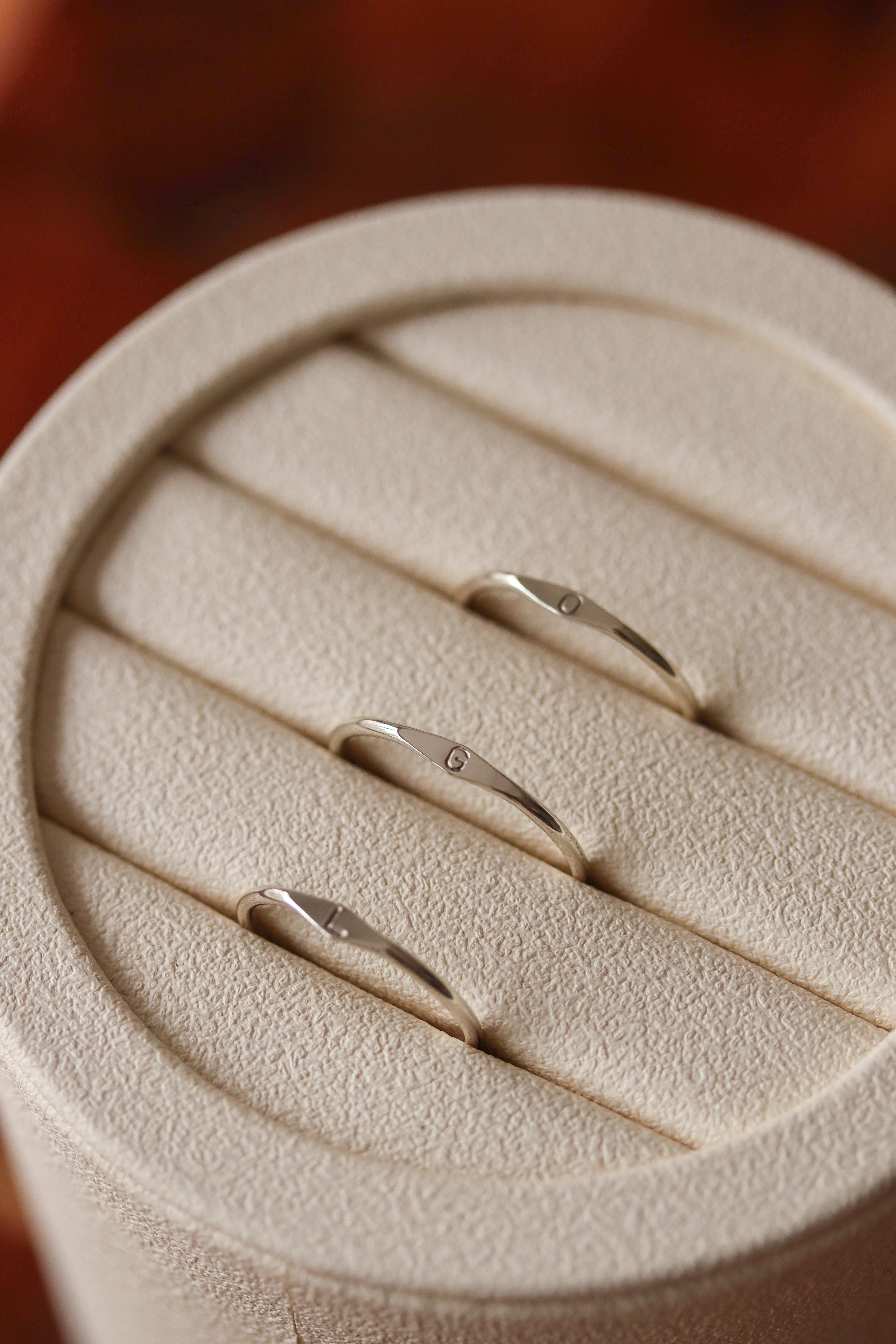 Initial Signet Ring (Dainty)