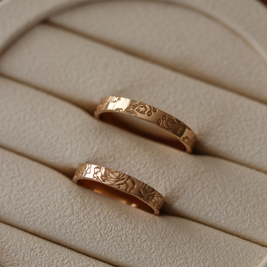 Subtle Birth Flower Band (3mm)
