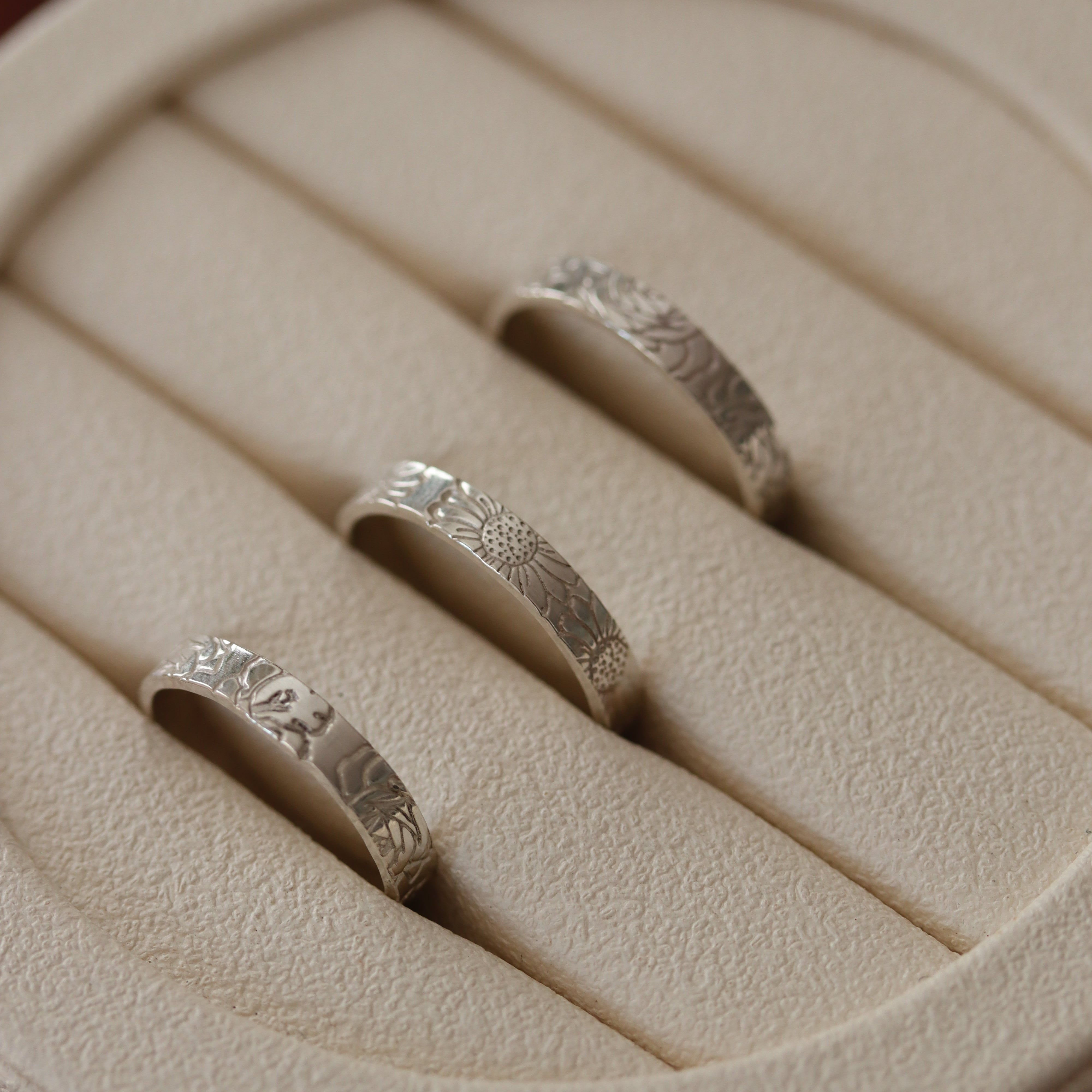 Subtle Birth Flower Band (3mm)