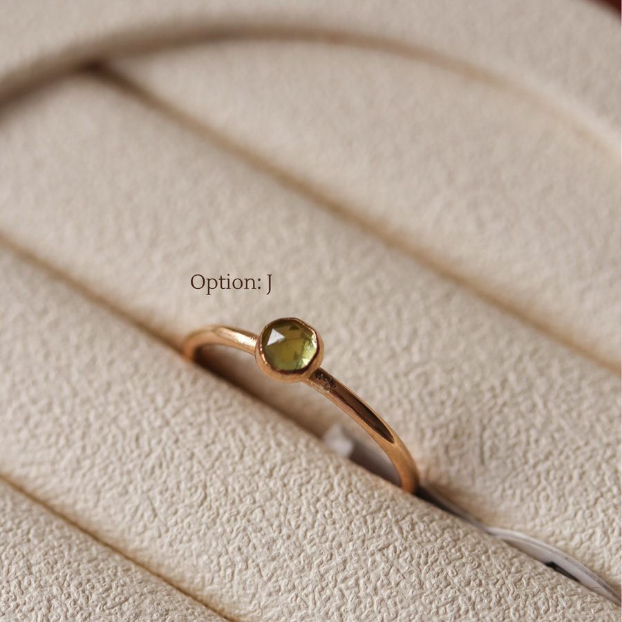 Gemstone Rings (14k Gold Filled)