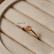 Gemstone Rings (14k Gold Filled)