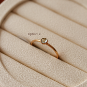 Gemstone Rings (14k Gold Filled)