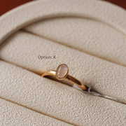 Gemstone Rings (14k Gold Filled)