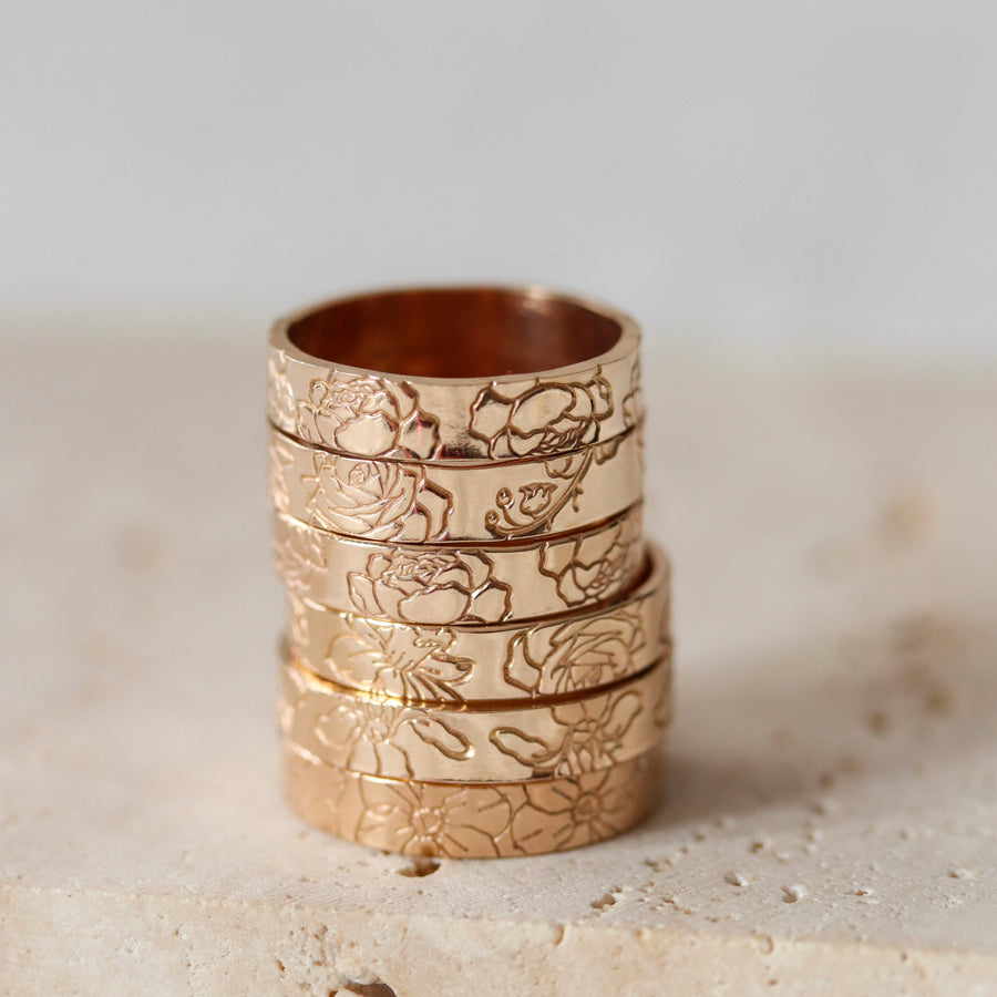 Bold Birth Flower Band (4mm)