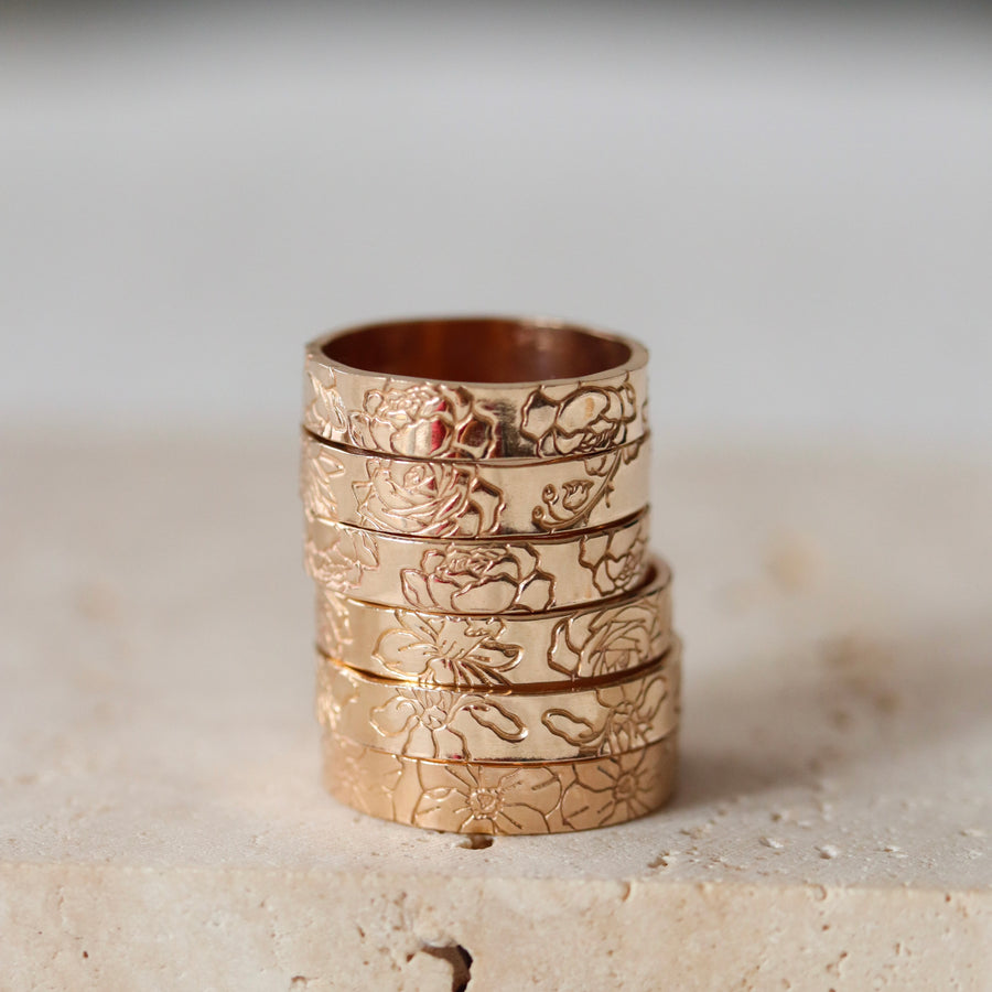 Bold Birth Flower Band (4mm)