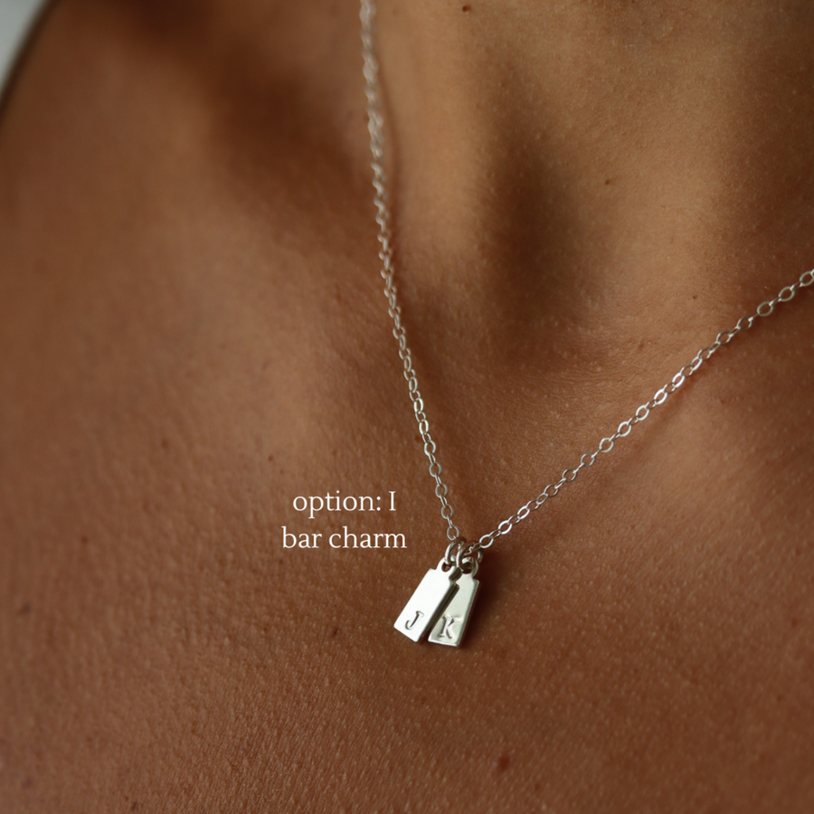 Hand-stamped Charm (Sterling Silver)