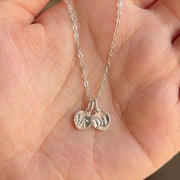 Personalized Initial Heart Tag Necklace