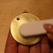 Pre-Order: Hand-Stamped Personalized Brass Ornaments