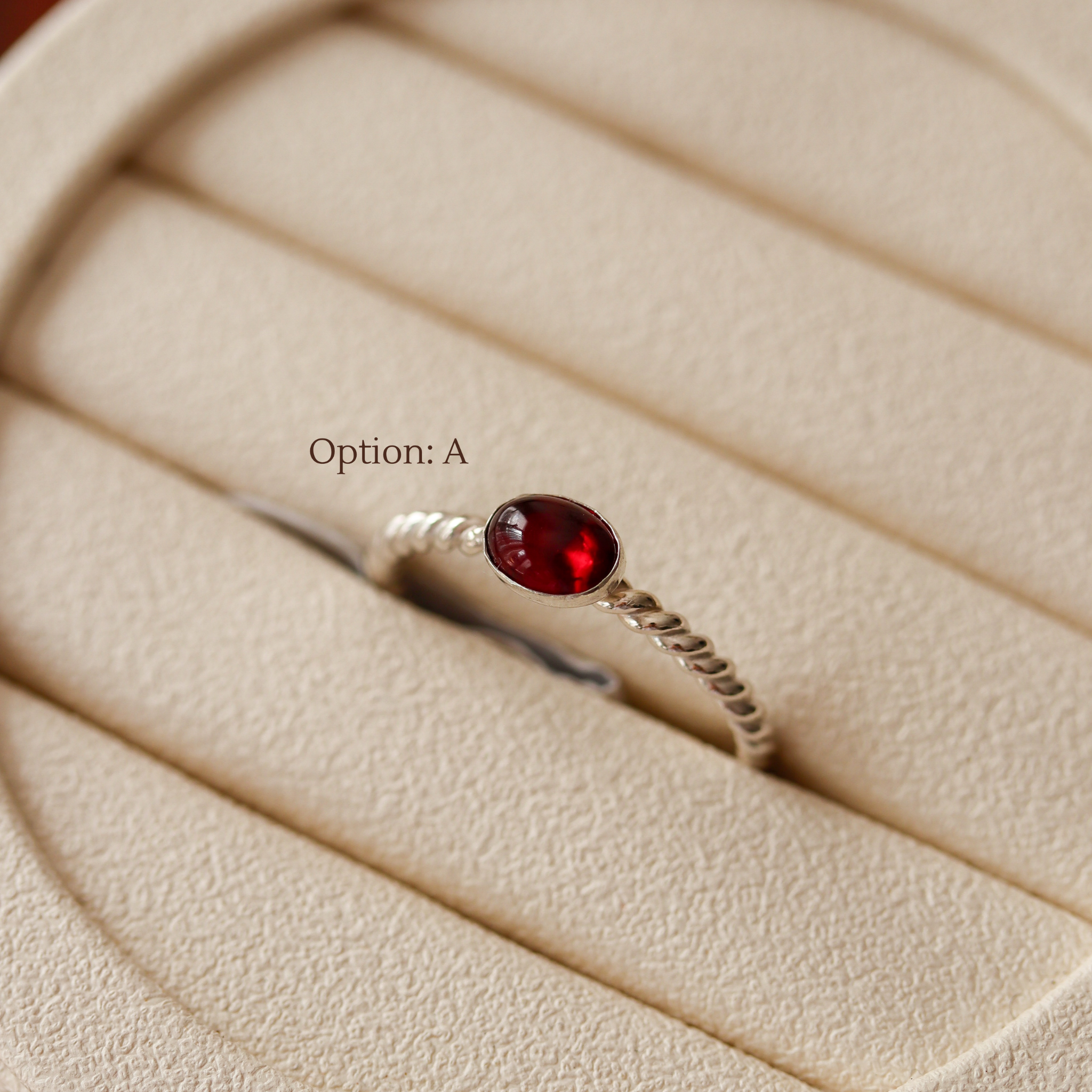 Gemstone Rings (Sterling Silver)