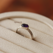 Gemstone Rings (Sterling Silver)